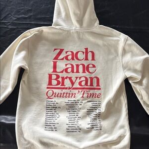 Zach Bryan Beige Hoodie (L)